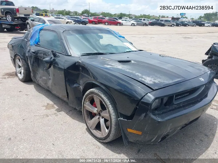 2B3CJ7DW4AH238594 2010 Dodge Challenger Srt8