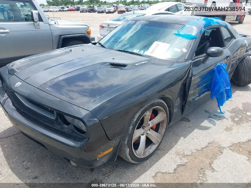 2010 Dodge Challenger Srt8 VIN: 2B3CJ7DW4AH238594 Lot: 39673125