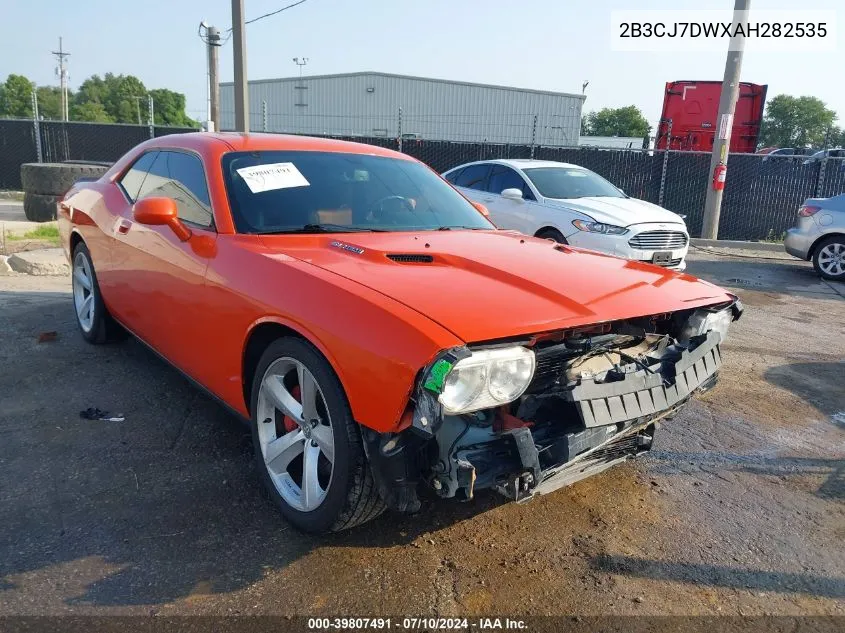 2B3CJ7DWXAH282535 2010 Dodge Challenger Srt8