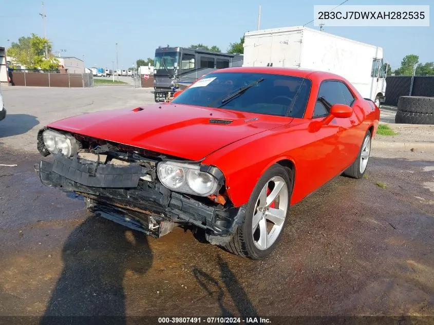 2B3CJ7DWXAH282535 2010 Dodge Challenger Srt8