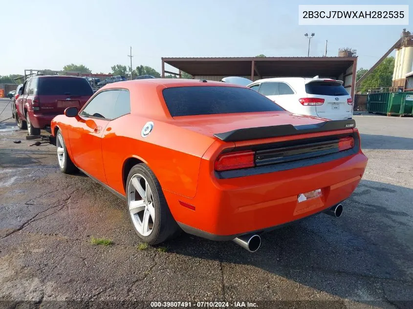 2010 Dodge Challenger Srt8 VIN: 2B3CJ7DWXAH282535 Lot: 39807491