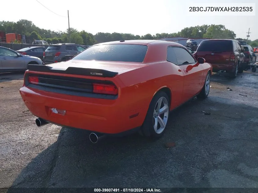 2010 Dodge Challenger Srt8 VIN: 2B3CJ7DWXAH282535 Lot: 39807491