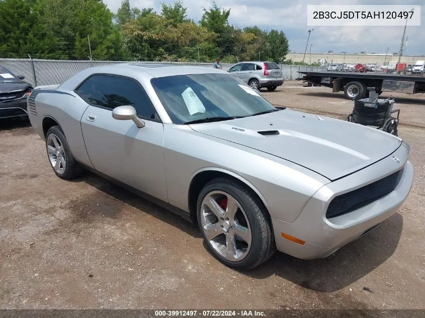 2B3CJ5DT5AH120497 2010 Dodge Challenger R/T