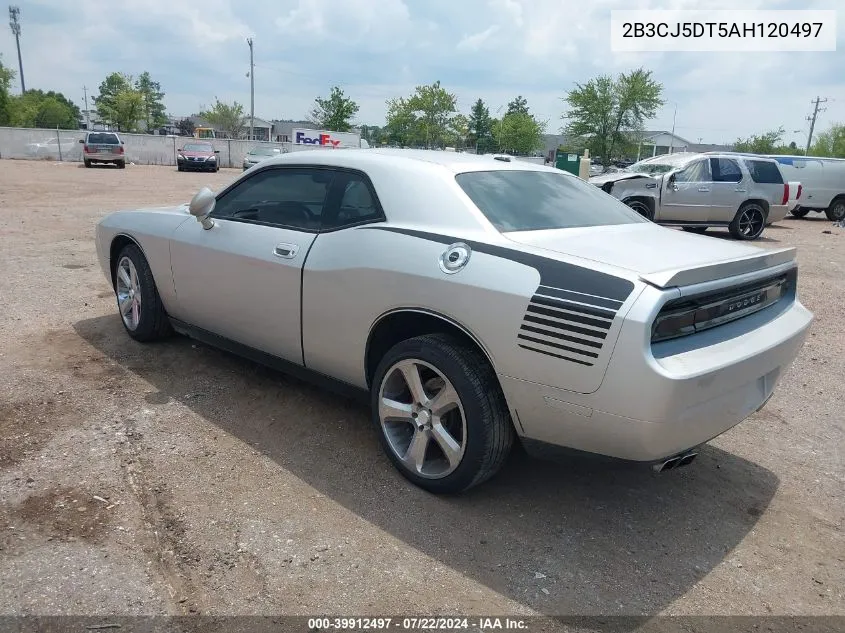 2010 Dodge Challenger R/T VIN: 2B3CJ5DT5AH120497 Lot: 39912497