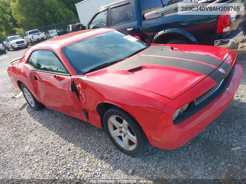 2010 Dodge Challenger Se VIN: 2B3CJ4DV8AH205765 Lot: 39954050