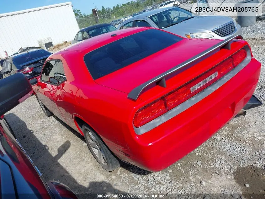 2010 Dodge Challenger Se VIN: 2B3CJ4DV8AH205765 Lot: 39954050