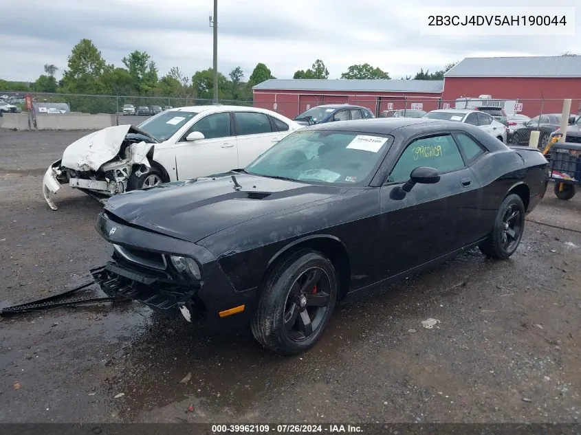 2010 Dodge Challenger Se VIN: 2B3CJ4DV5AH190044 Lot: 39962109