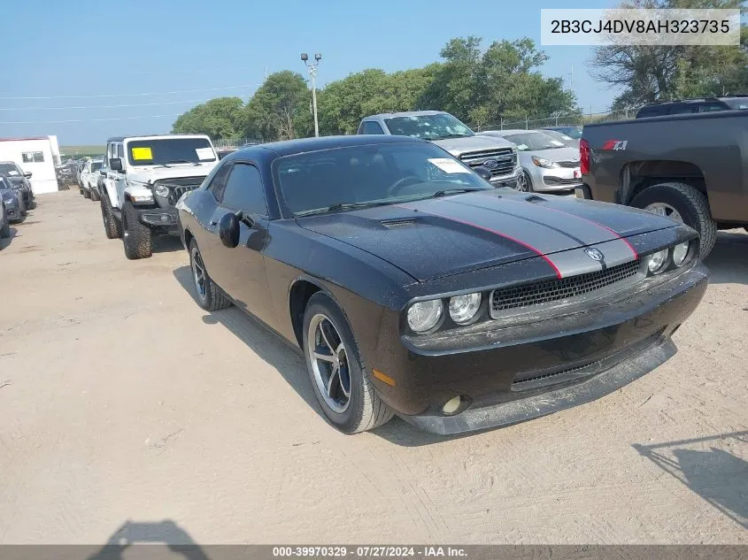 2010 Dodge Challenger Se VIN: 2B3CJ4DV8AH323735 Lot: 39970329