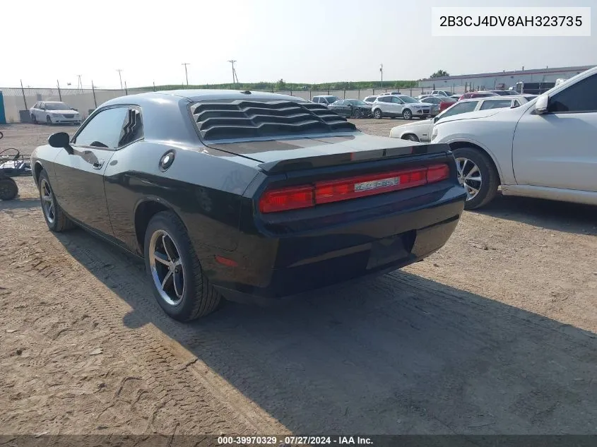 2010 Dodge Challenger Se VIN: 2B3CJ4DV8AH323735 Lot: 39970329