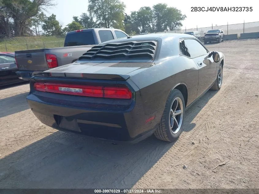 2010 Dodge Challenger Se VIN: 2B3CJ4DV8AH323735 Lot: 39970329