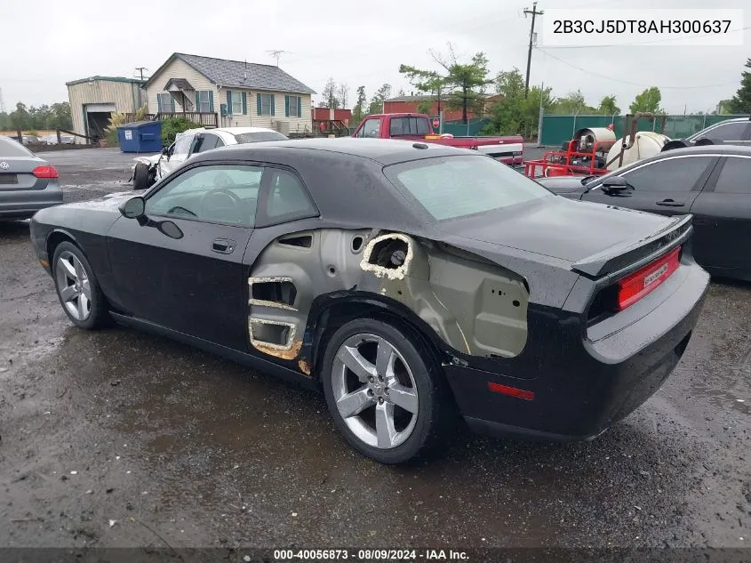 2010 Dodge Challenger R/T VIN: 2B3CJ5DT8AH300637 Lot: 40056873