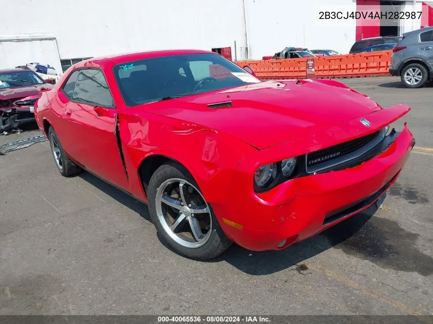 2010 Dodge Challenger Se VIN: 2B3CJ4DV4AH282987 Lot: 40065536