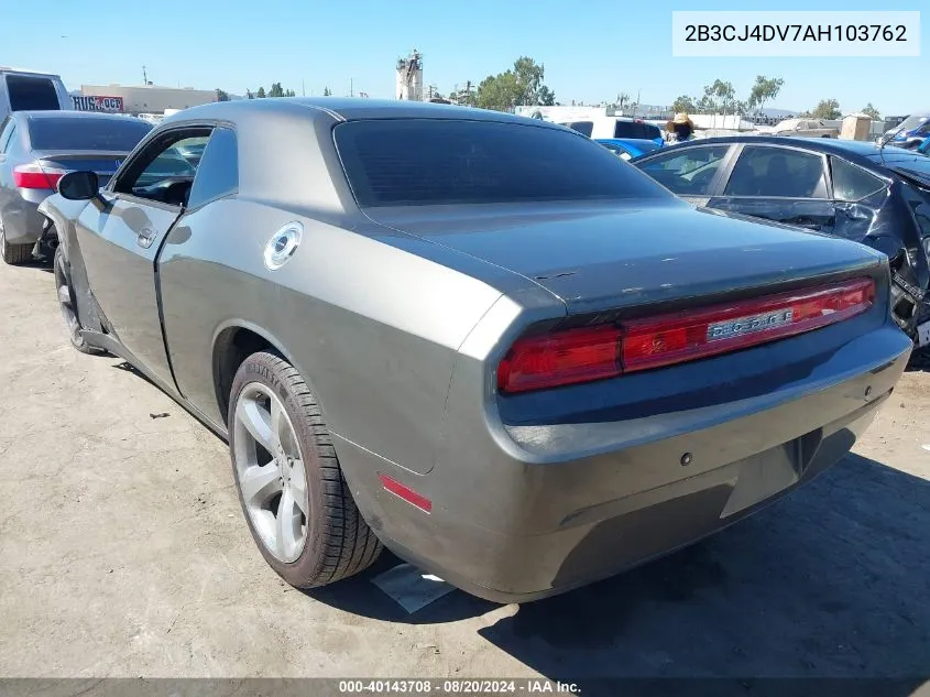 2010 Dodge Challenger Se VIN: 2B3CJ4DV7AH103762 Lot: 40143708