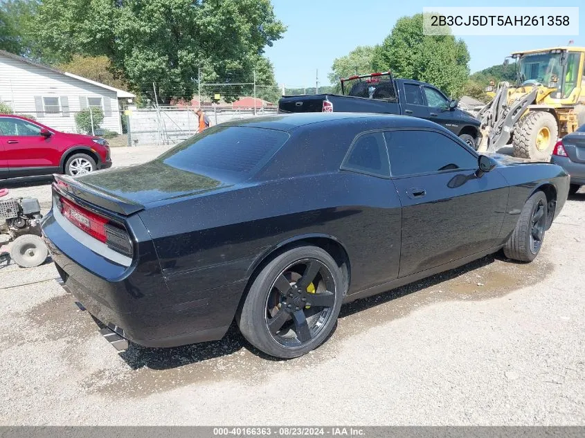 2010 Dodge Challenger R/T VIN: 2B3CJ5DT5AH261358 Lot: 40166363