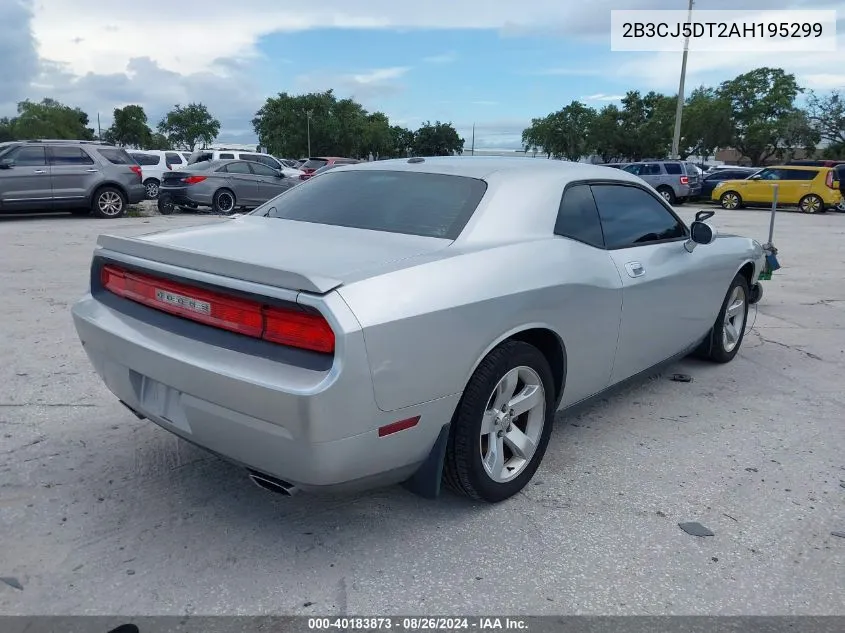 2010 Dodge Challenger R/T VIN: 2B3CJ5DT2AH195299 Lot: 40183873