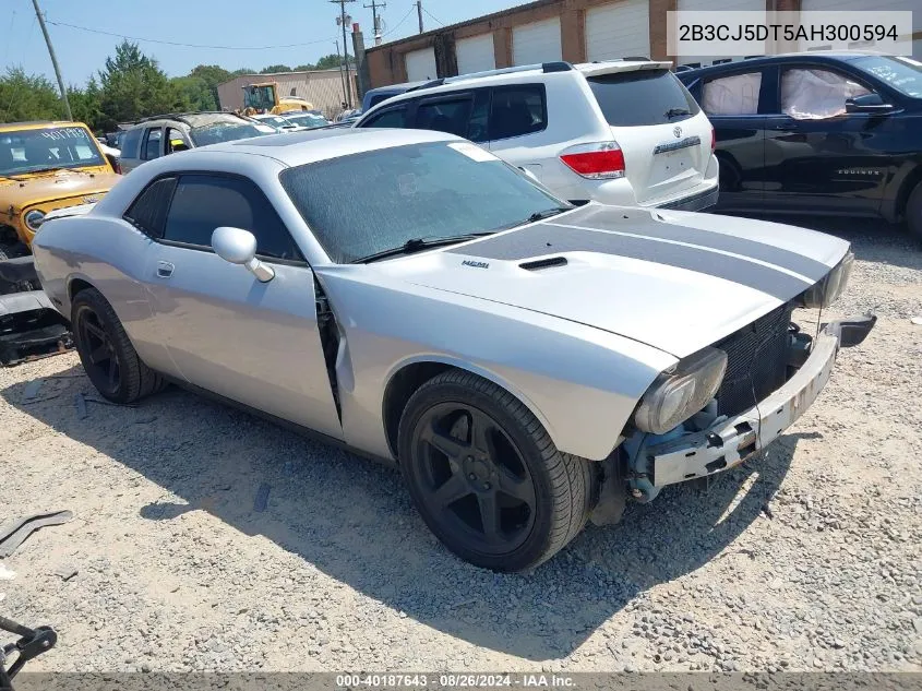 2010 Dodge Challenger R/T VIN: 2B3CJ5DT5AH300594 Lot: 40187643