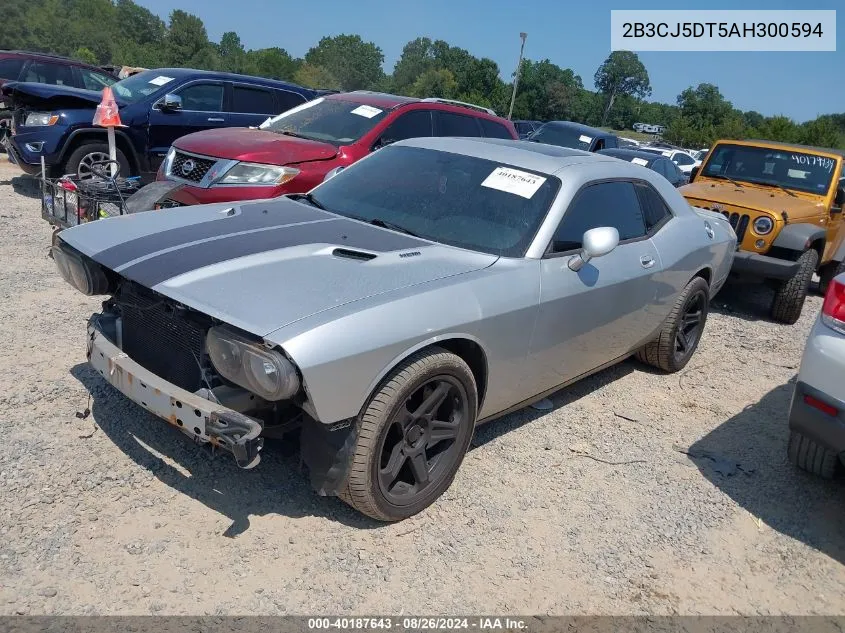 2010 Dodge Challenger R/T VIN: 2B3CJ5DT5AH300594 Lot: 40187643