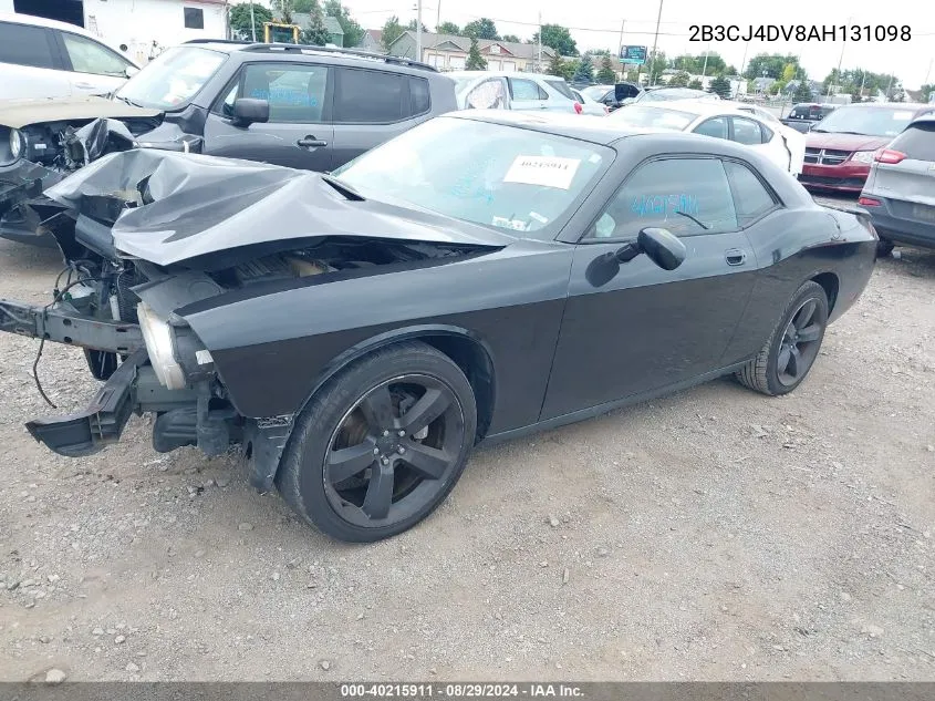 2B3CJ4DV8AH131098 2010 Dodge Challenger Se