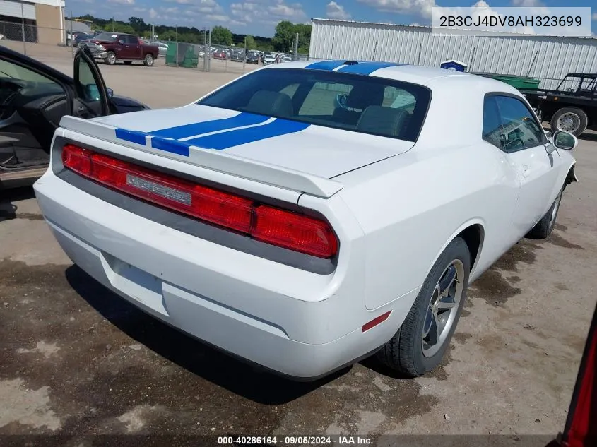 2B3CJ4DV8AH323699 2010 Dodge Challenger Se