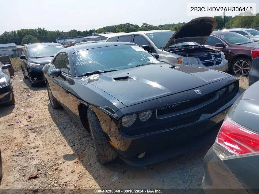 2B3CJ4DV2AH306445 2010 Dodge Challenger Se