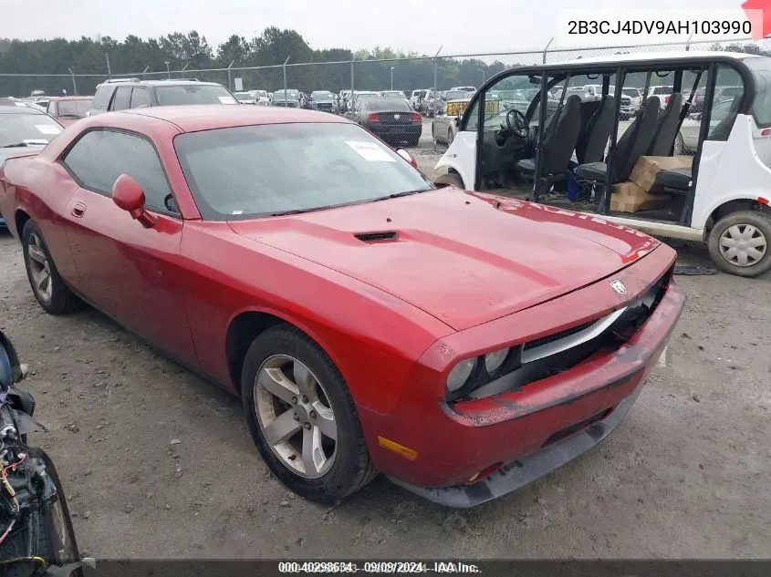 2B3CJ4DV9AH103990 2010 Dodge Challenger Se