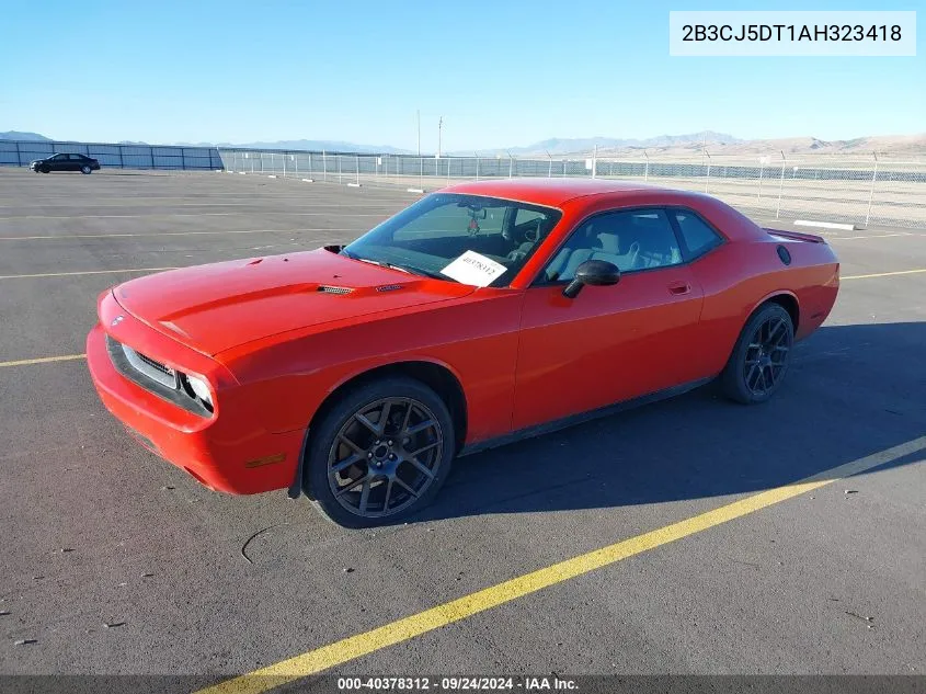 2010 Dodge Challenger R/T VIN: 2B3CJ5DT1AH323418 Lot: 40378312