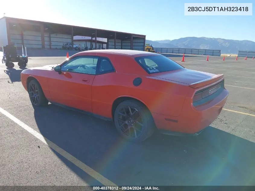 2010 Dodge Challenger R/T VIN: 2B3CJ5DT1AH323418 Lot: 40378312