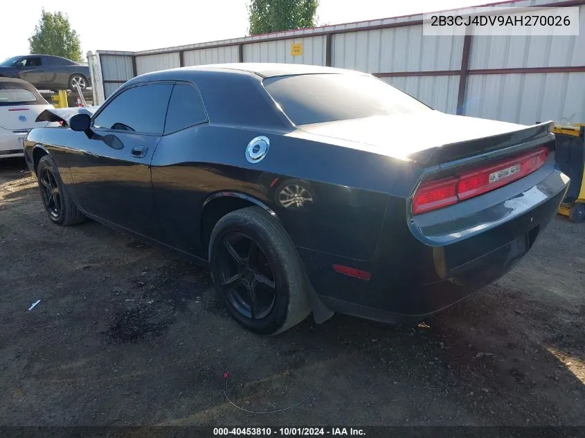 2010 Dodge Challenger Se VIN: 2B3CJ4DV9AH270026 Lot: 40453810