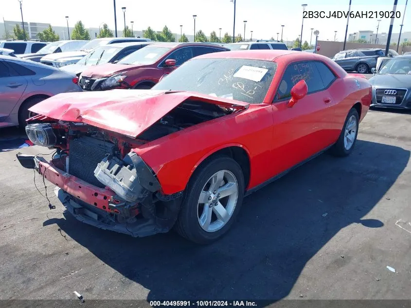 2010 Dodge Challenger Se VIN: 2B3CJ4DV6AH219020 Lot: 40495991