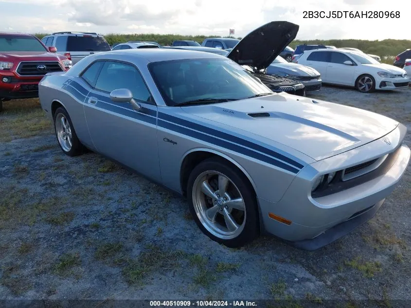 2010 Dodge Challenger R/T VIN: 2B3CJ5DT6AH280968 Lot: 40510909