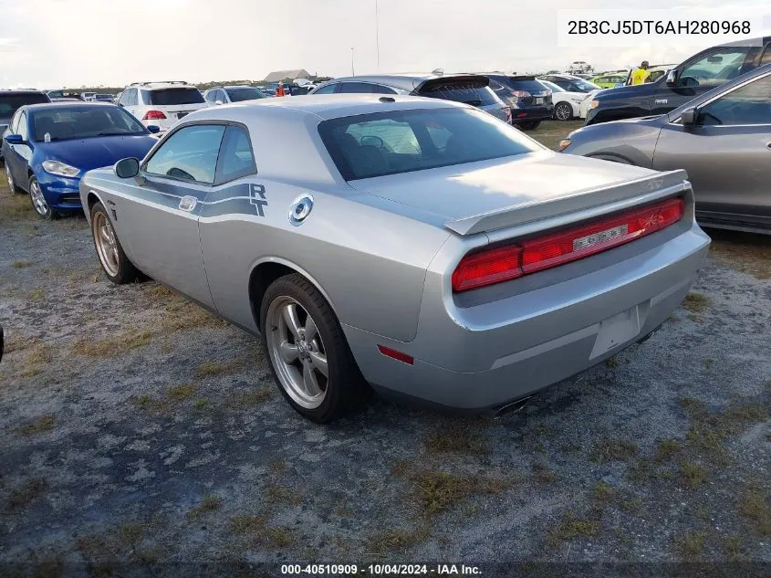 2010 Dodge Challenger R/T VIN: 2B3CJ5DT6AH280968 Lot: 40510909