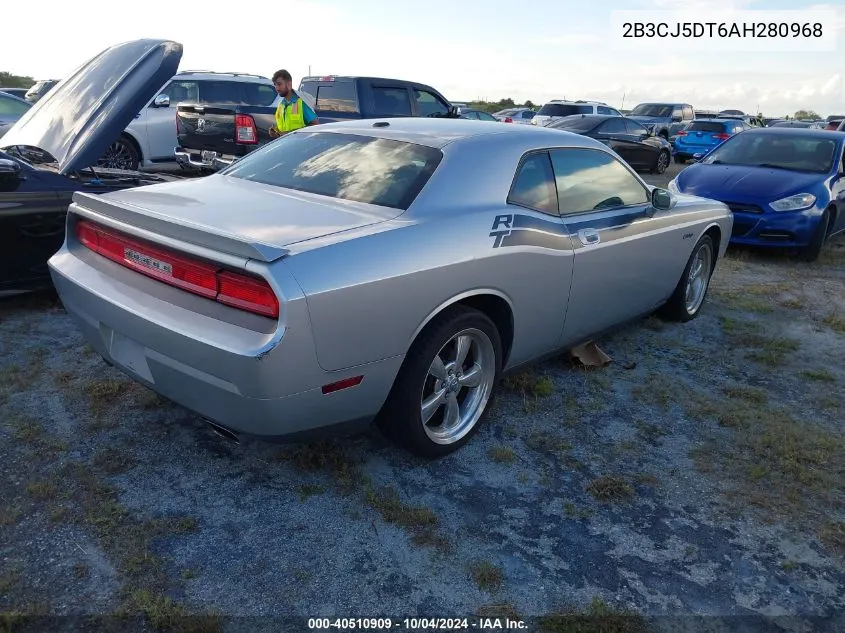 2010 Dodge Challenger R/T VIN: 2B3CJ5DT6AH280968 Lot: 40510909