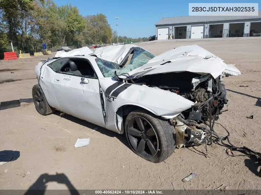 2010 Dodge Challenger R/T VIN: 2B3CJ5DTXAH302535 Lot: 40562424