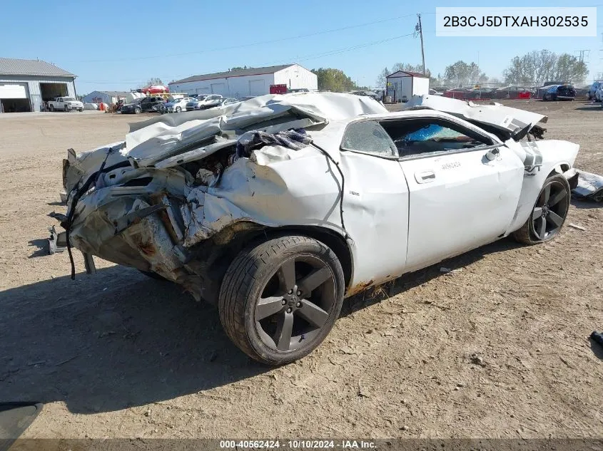 2010 Dodge Challenger R/T VIN: 2B3CJ5DTXAH302535 Lot: 40562424