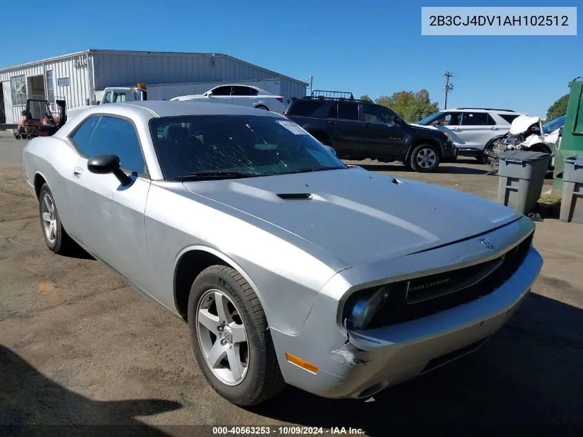 2010 Dodge Challenger Se VIN: 2B3CJ4DV1AH102512 Lot: 40784408