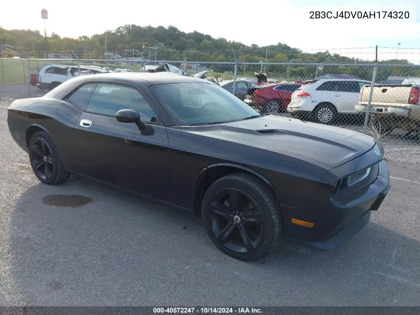 2010 Dodge Challenger Se VIN: 2B3CJ4DV0AH174320 Lot: 40572247