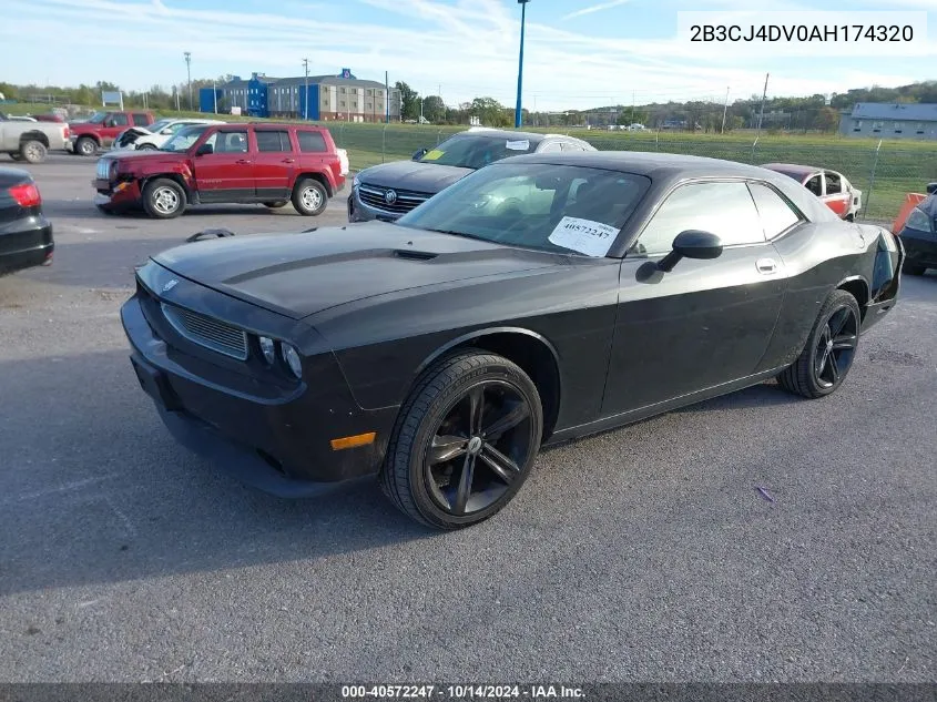 2010 Dodge Challenger Se VIN: 2B3CJ4DV0AH174320 Lot: 40572247