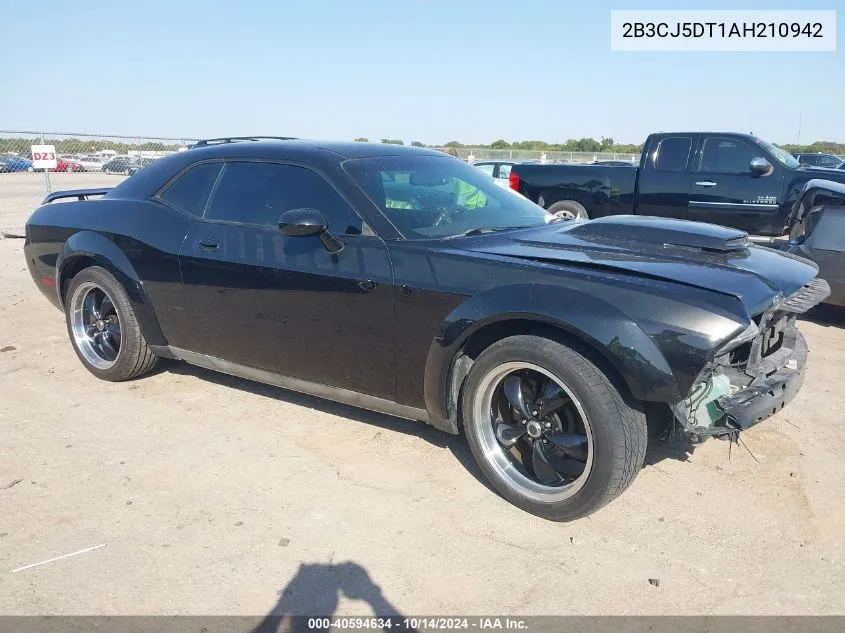 2010 Dodge Challenger R/T VIN: 2B3CJ5DT1AH210942 Lot: 40594634