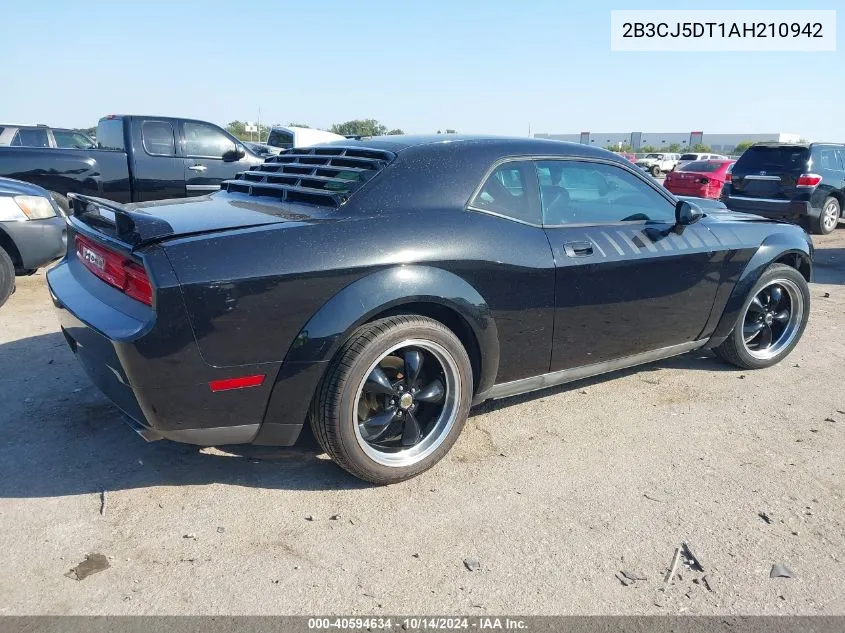 2010 Dodge Challenger R/T VIN: 2B3CJ5DT1AH210942 Lot: 40594634