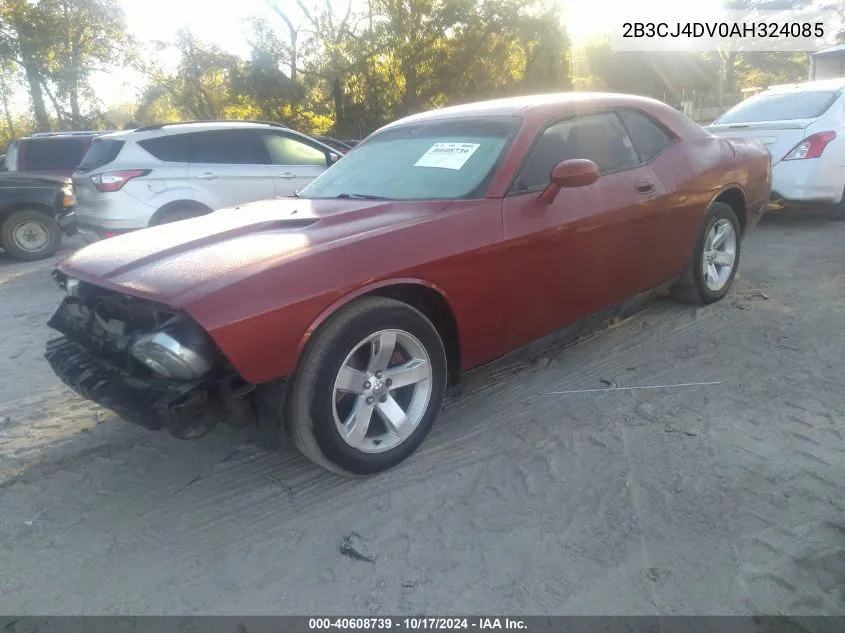 2010 Dodge Challenger Se VIN: 2B3CJ4DV0AH324085 Lot: 40608739