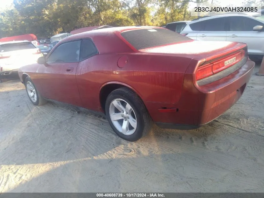 2010 Dodge Challenger Se VIN: 2B3CJ4DV0AH324085 Lot: 40608739