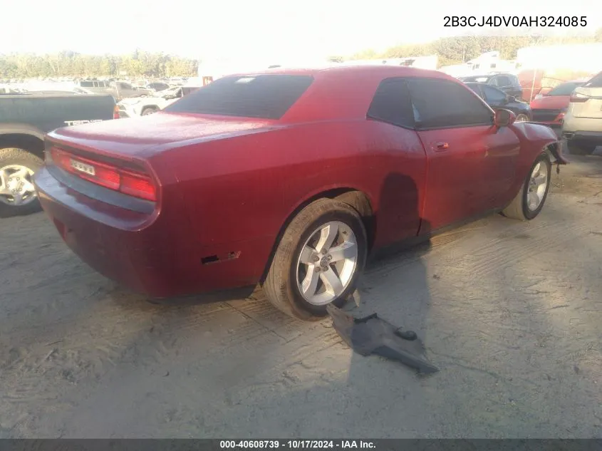 2010 Dodge Challenger Se VIN: 2B3CJ4DV0AH324085 Lot: 40608739