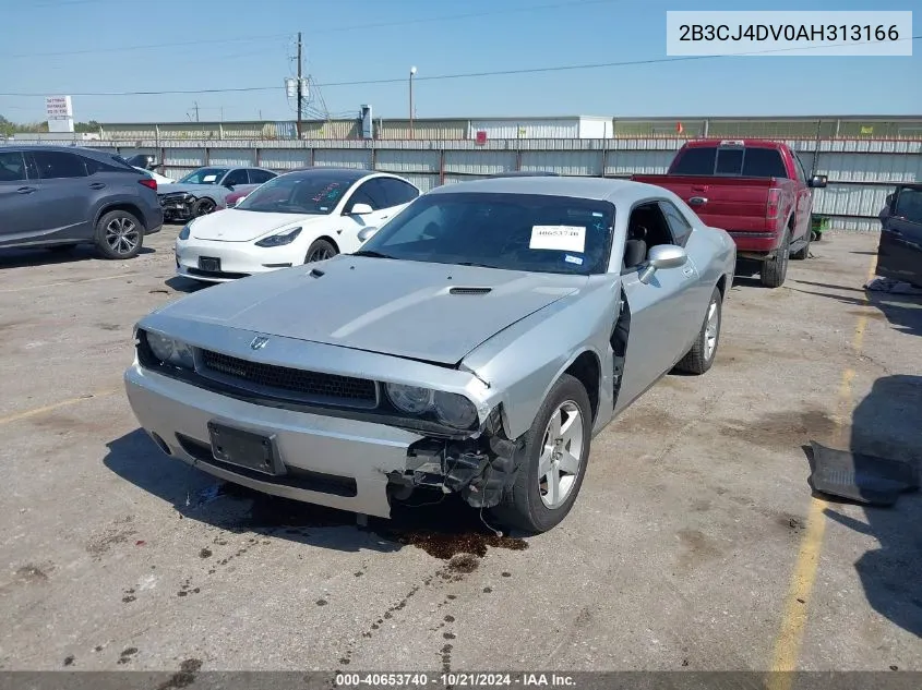 2010 Dodge Challenger Se VIN: 2B3CJ4DV0AH313166 Lot: 40653740