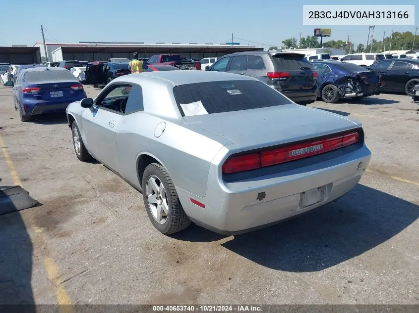 2010 Dodge Challenger Se VIN: 2B3CJ4DV0AH313166 Lot: 40653740