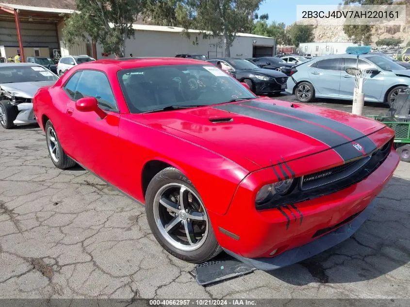 2010 Dodge Challenger Se VIN: 2B3CJ4DV7AH220161 Lot: 40662957