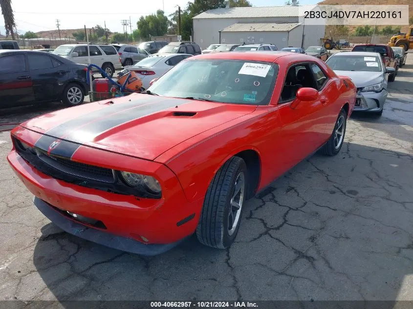 2010 Dodge Challenger Se VIN: 2B3CJ4DV7AH220161 Lot: 40662957