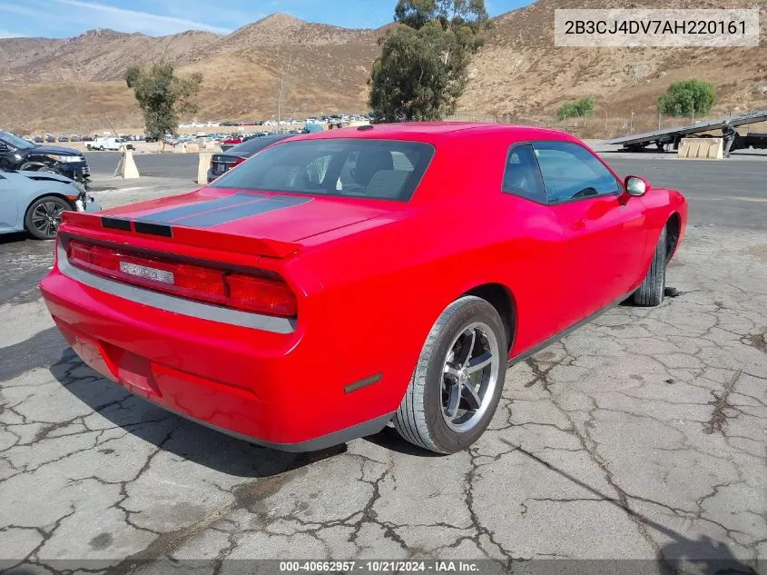 2010 Dodge Challenger Se VIN: 2B3CJ4DV7AH220161 Lot: 40662957