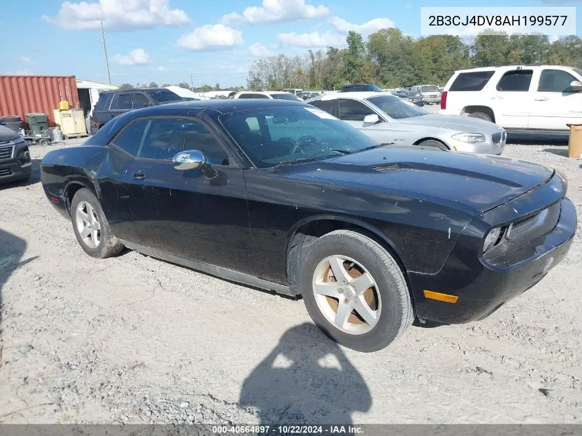 2B3CJ4DV8AH199577 2010 Dodge Challenger Se