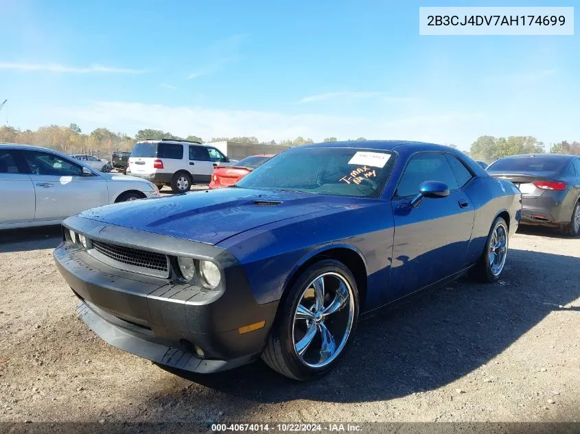 2B3CJ4DV7AH174699 2010 Dodge Challenger Se