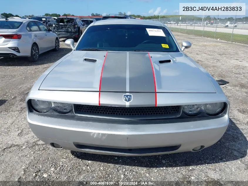 2010 Dodge Challenger Se VIN: 2B3CJ4DV4AH283833 Lot: 40676397